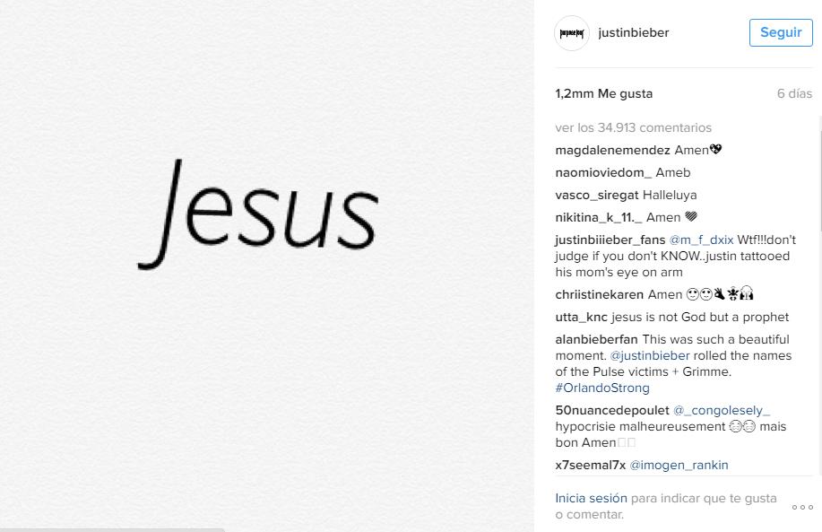 justin bieber instagram jesus christian christ jesucristo red social media cristo religion musica