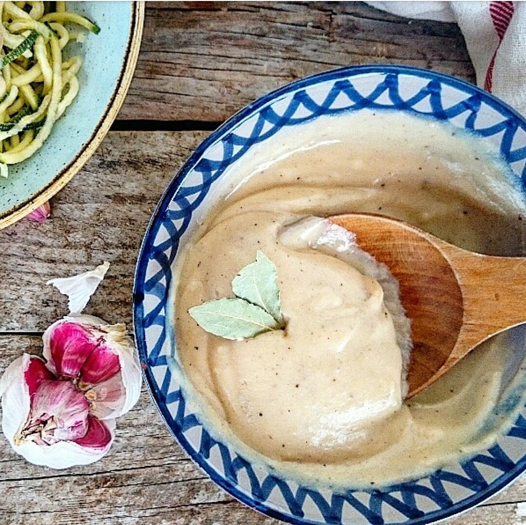 Bechamel de lentejas rojas