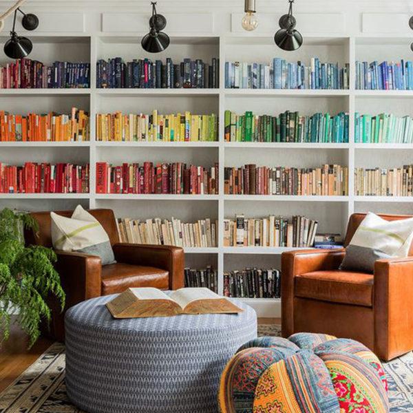 Soluciones para organizar libros por color