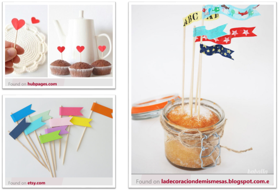 (4) La Tenderia DIY_Banderitas para la comida