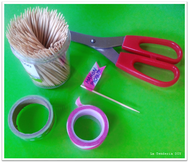 (2) La Tenderia DIY_Banderitas para la comida