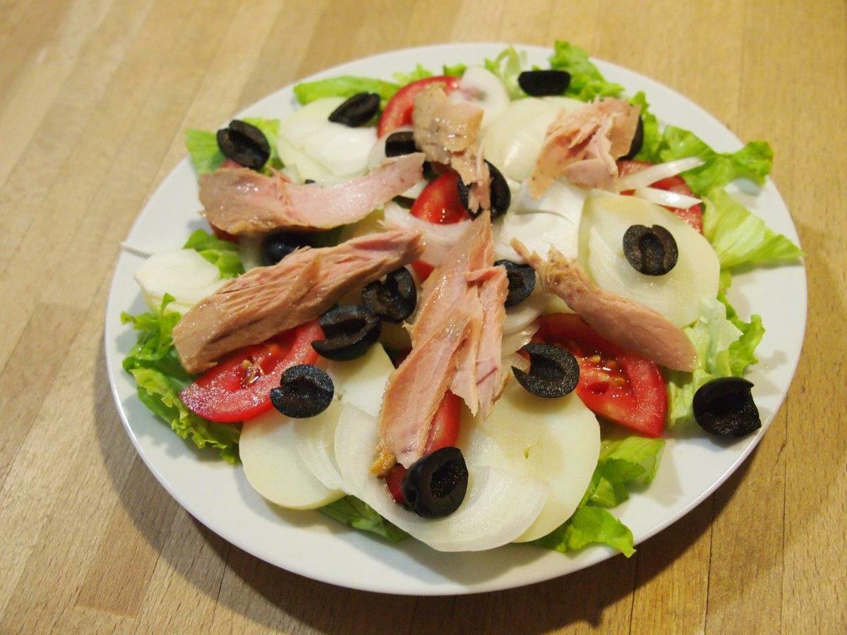 Ensalada mojo verde melva