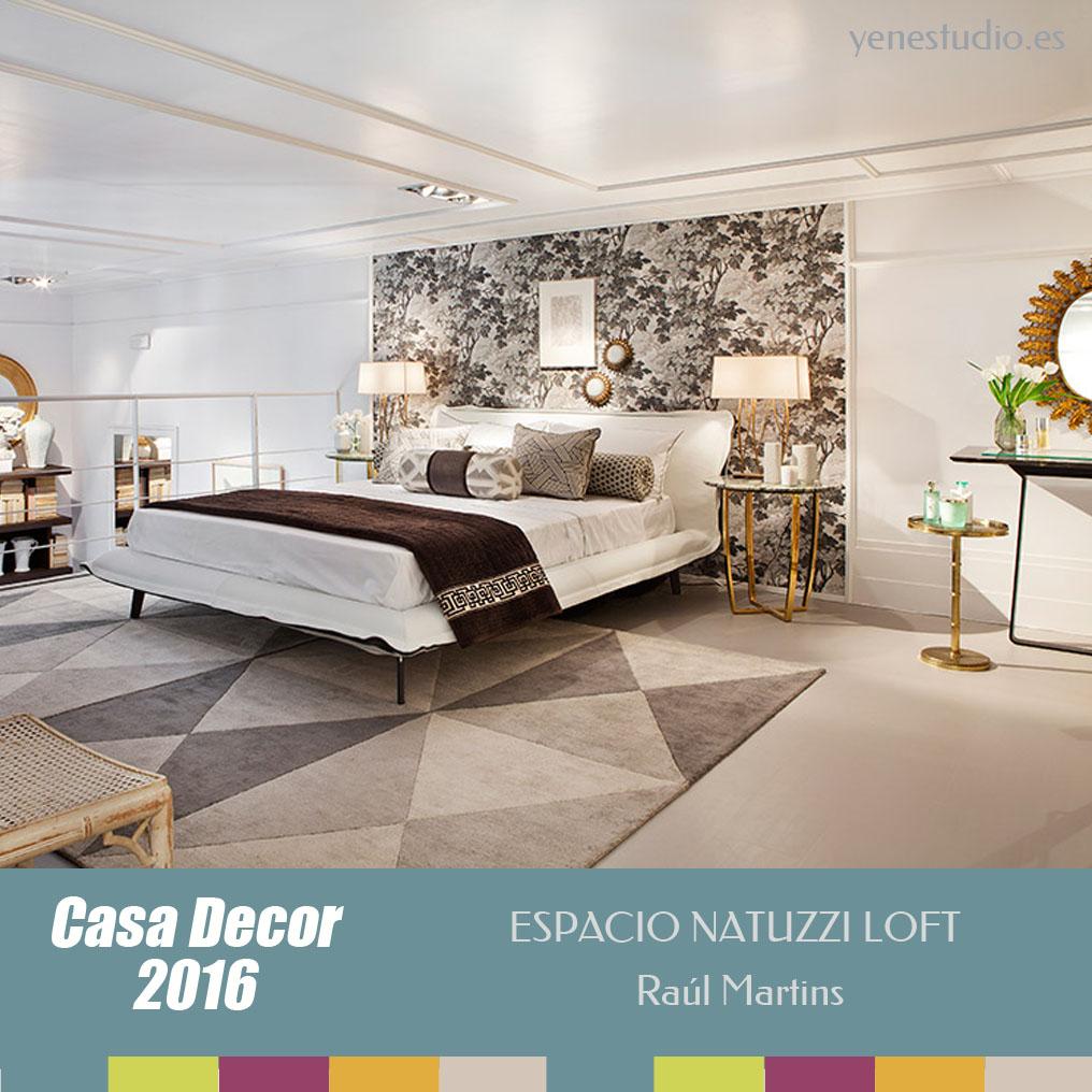 Dormitorio Casa Decor 2016 Raúl Martins para Natuzzi
