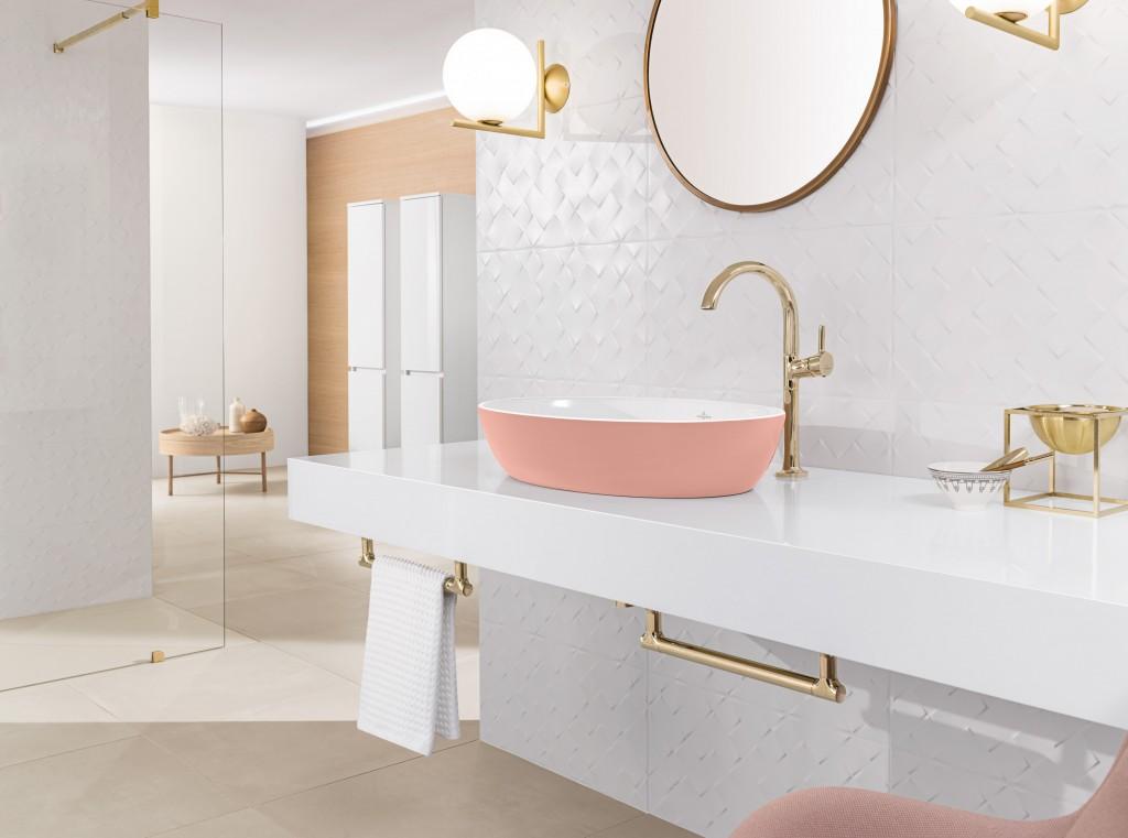 Color Rosa y Estilo Nórdico Lavabo Artis