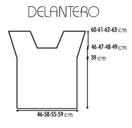 Delantero jersey de manga corta a ganchillo