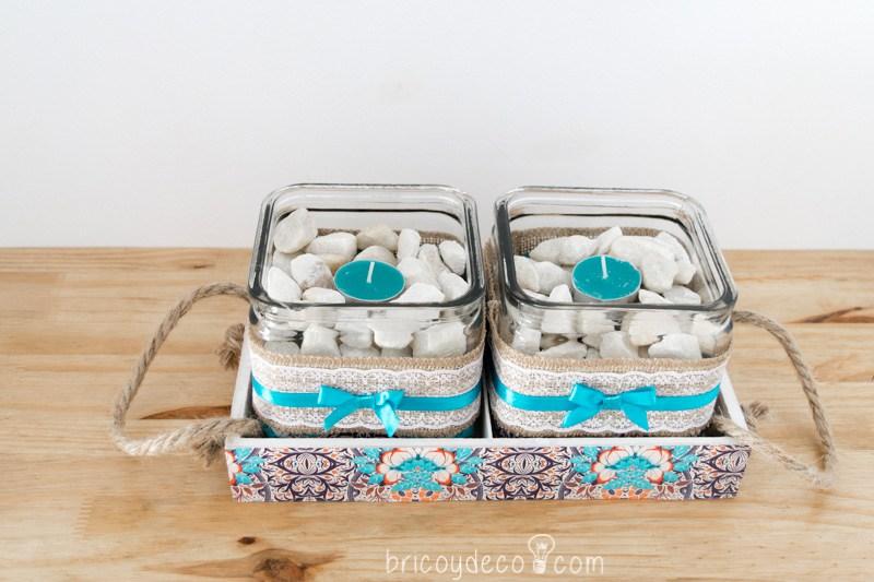 cómo decorar un centro de mesa 