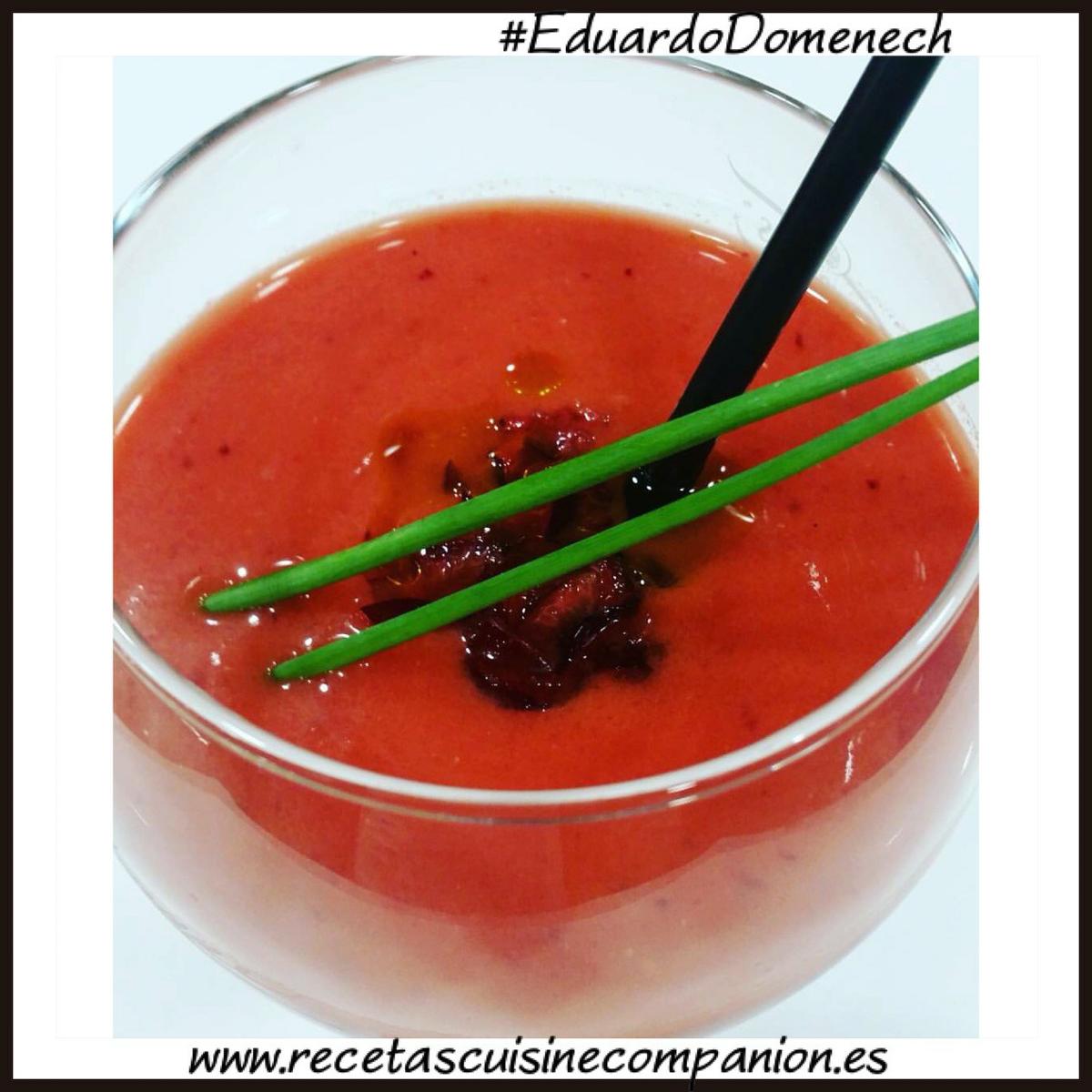 gazpacho de cereza