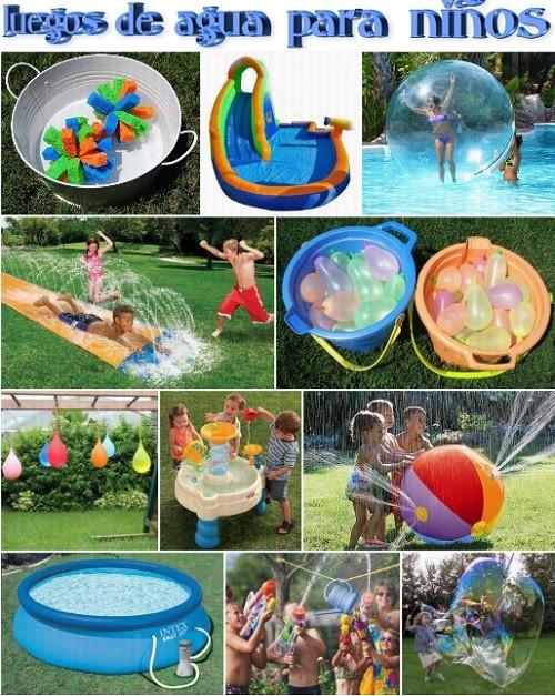 juegos de agua para niños en verano