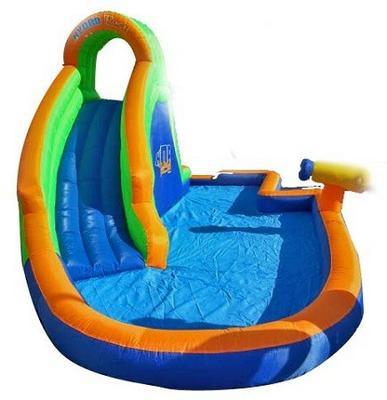 castillo hinchable acuatico con tobogan