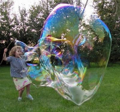 pompas de jabon gigantes para el verano