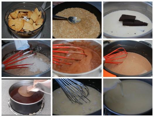 tarta-sin-horno-tres-chocolates elaboración