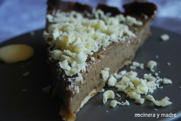 tarta de café y chocolate