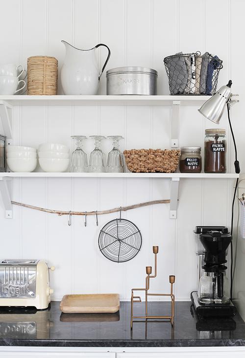 kitchen shelves