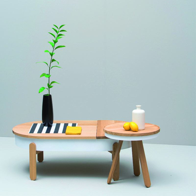 Muebles de diseño - batea Side table María Vargas y Daniel García