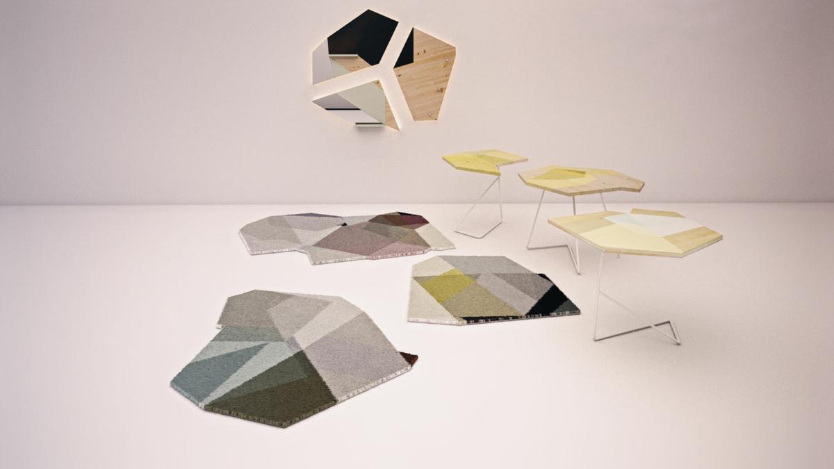 muebles de diseño - coleccion veiled de Estudio Abeyce