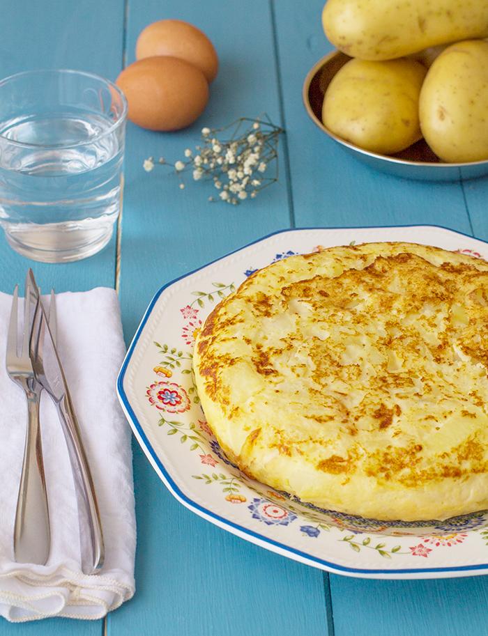 Tortilla de patatas, baja en calorías Cocina