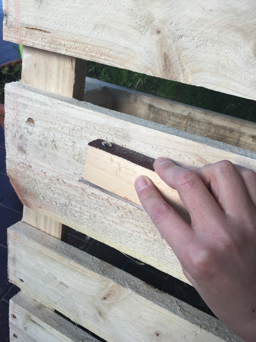 limpiamos con la lija