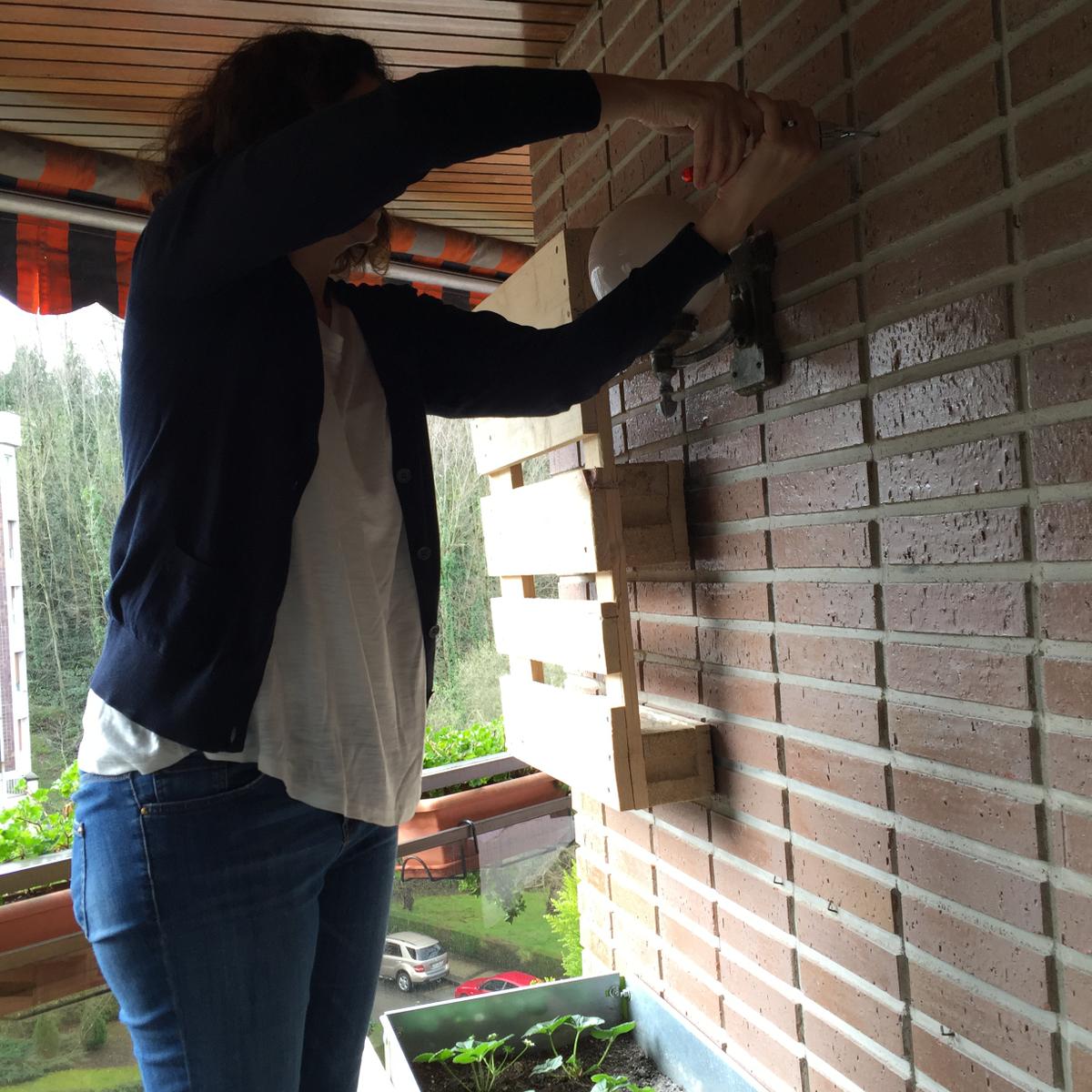 colocamos tacos y escarpias