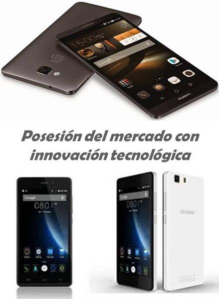 Posesión del mercado con innovación tecnológica