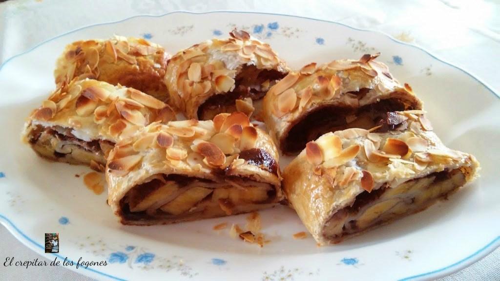 hojaldre de plátano