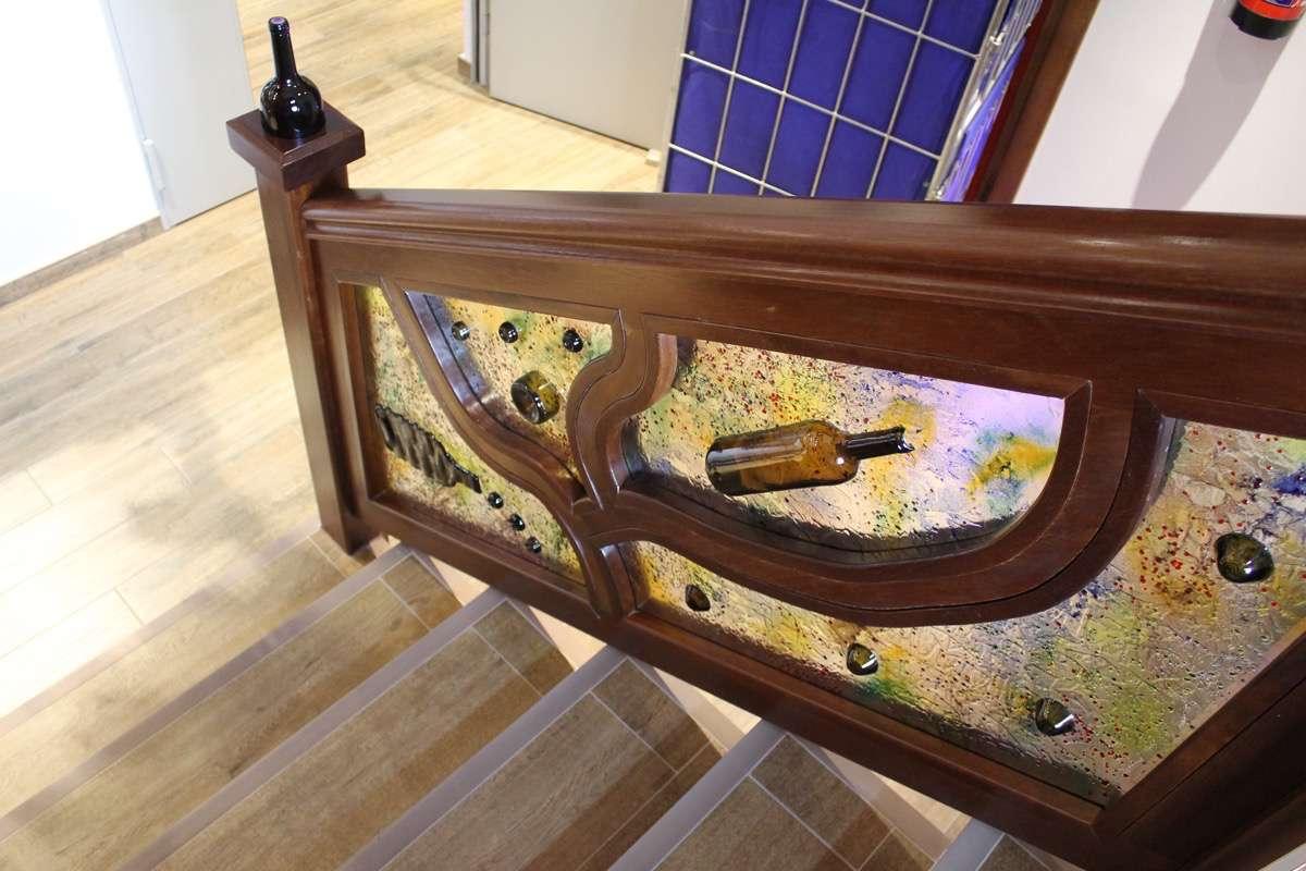 decorar con botellas de vino. Lagar de Isilla. Patricia Muñoz