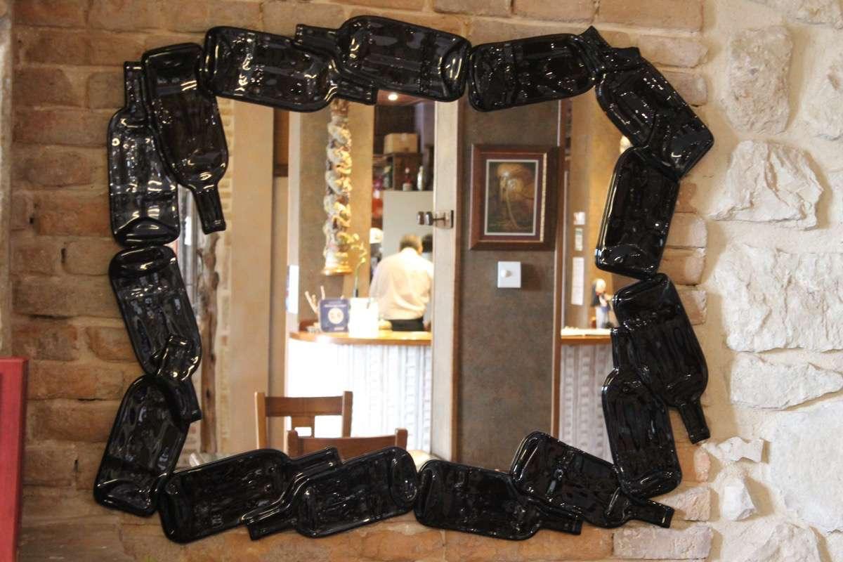 decorar con botellas de vino. Lagar de Isilla. Patricia Muñoz