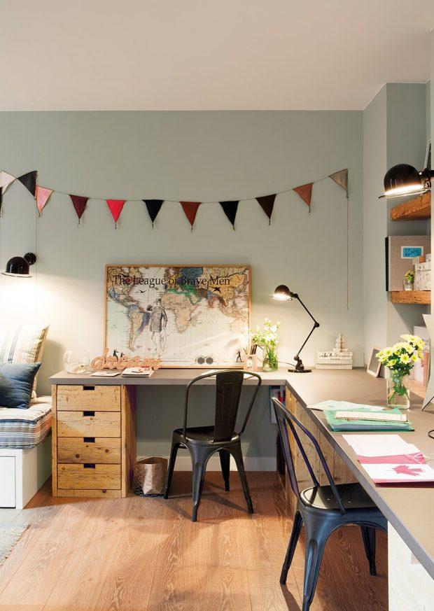 dormitorio juvenil chic