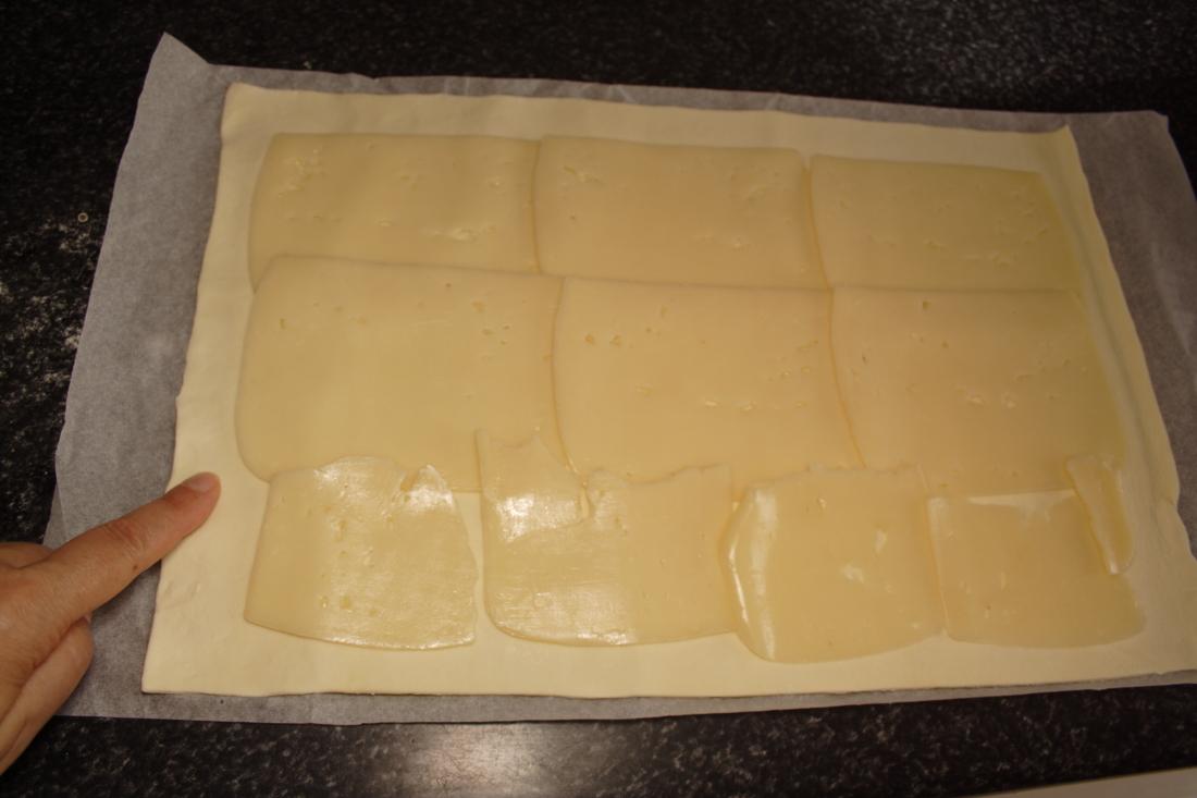 HOJALDRE DE VERDURAS Y QUESO 4