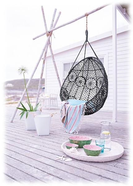 Silla colgante de exterior