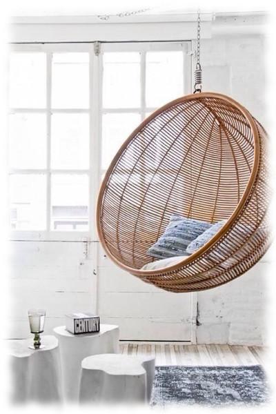 Silla colgante de interior