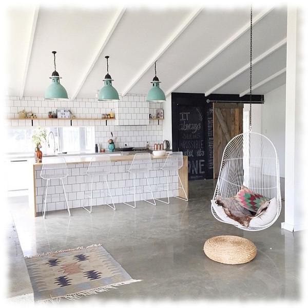 Silla colgante de interior