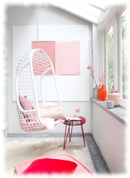 Silla colgante de interior