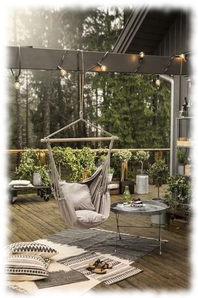 Silla colgante de exterior