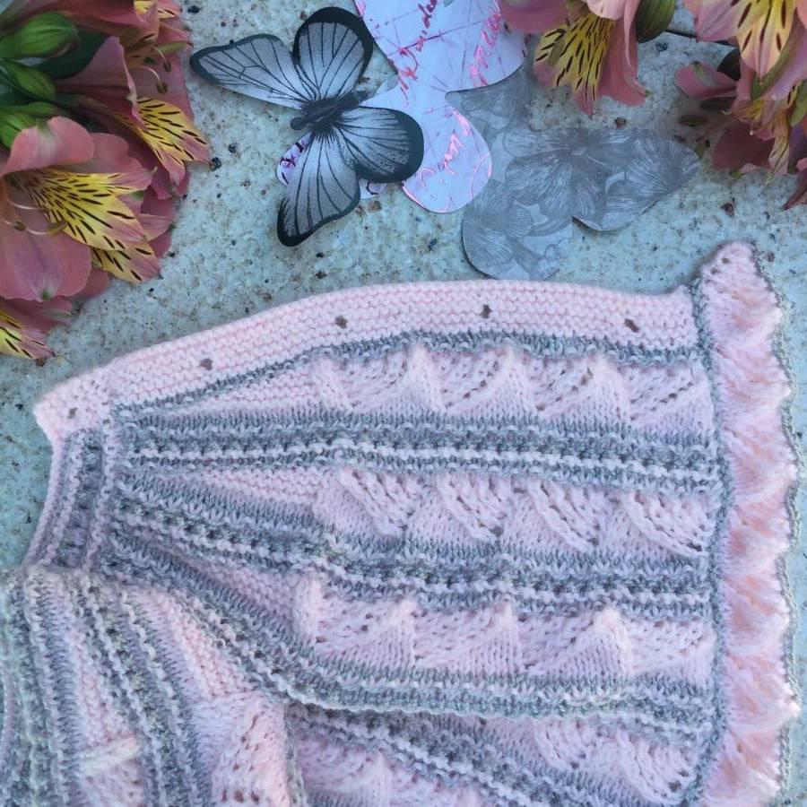 Chaqueta de punto Ojales