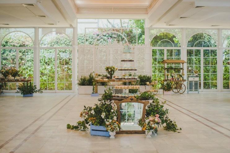 Decoracion de un bautizo dulce