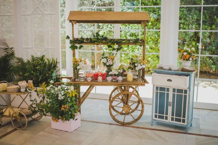 Decoracion de un bautizo dulce