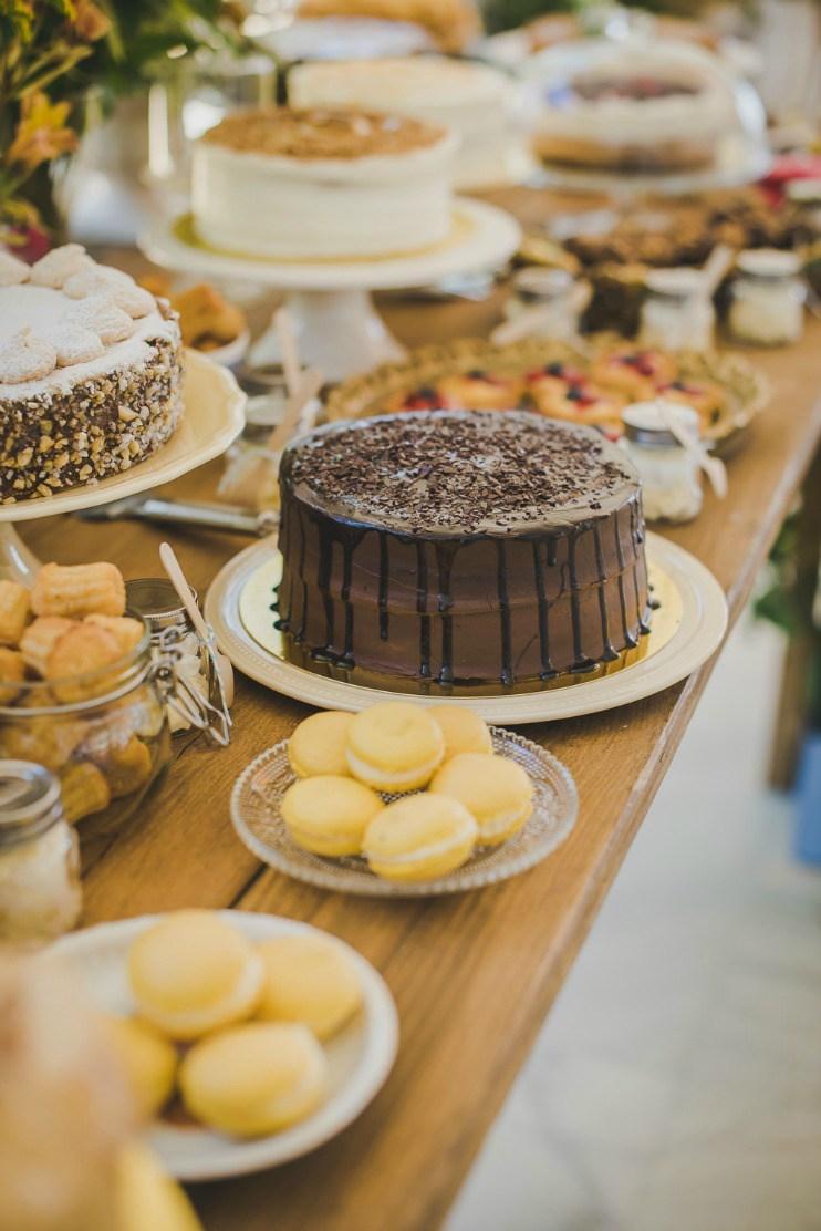 Decoracion de un bautizo dulce