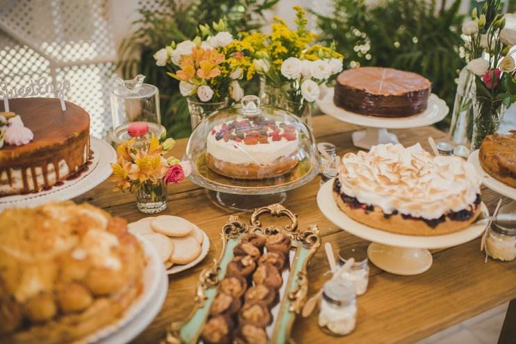 Decoracion de un bautizo dulce