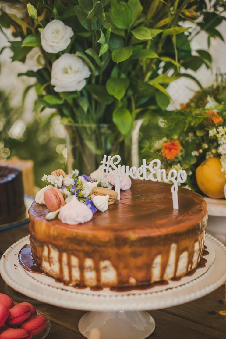 Decoracion de un bautizo dulce