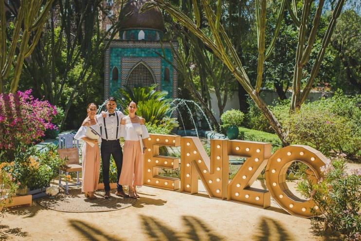 Decoracion de un bautizo dulce