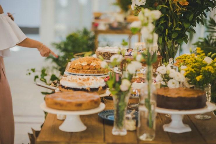 Decoracion de un bautizo dulce