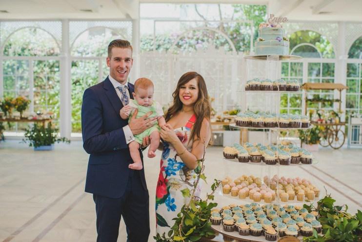 Decoracion de un bautizo dulce