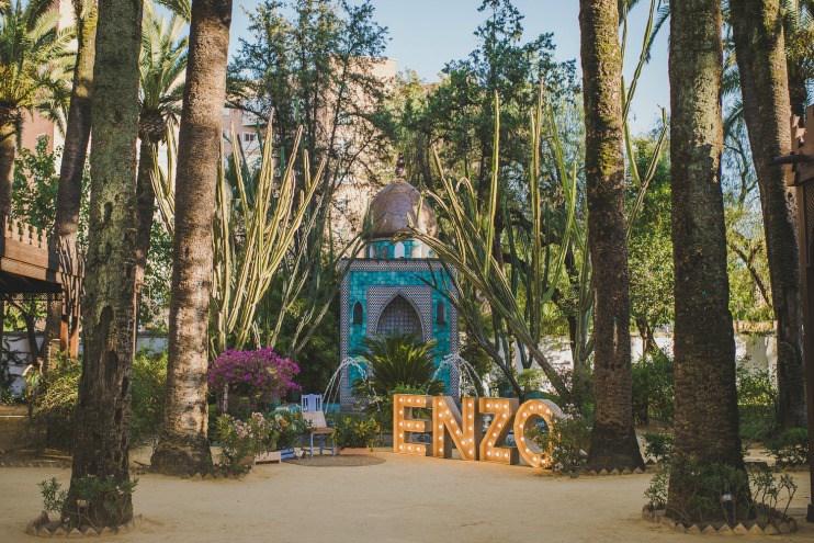 Decoracion de un bautizo dulce