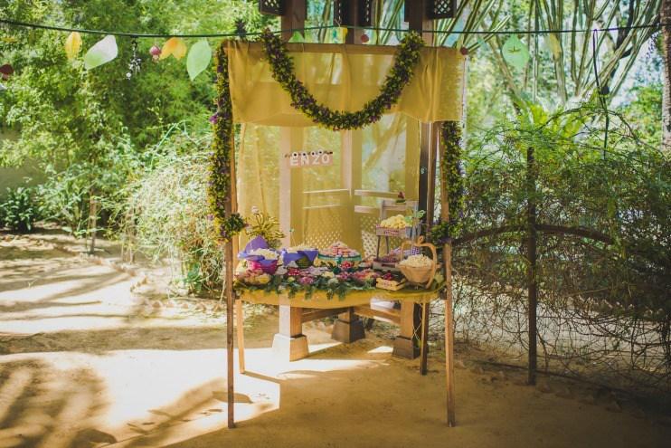 Decoracion de un bautizo dulce