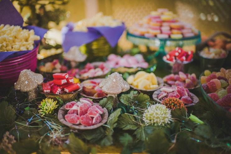 Decoracion de un bautizo dulce