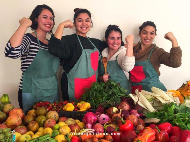 Rescatadoras de comida al ataque