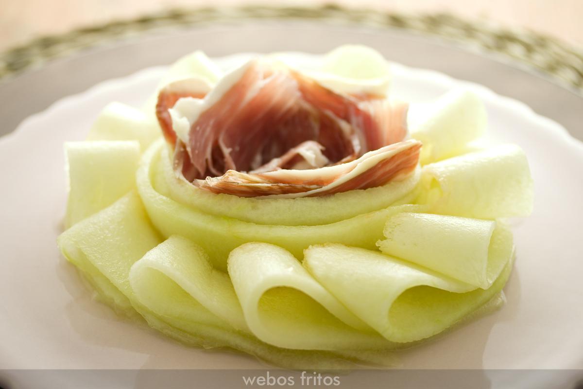Melón con jamón (Fuente Webos Fritos)