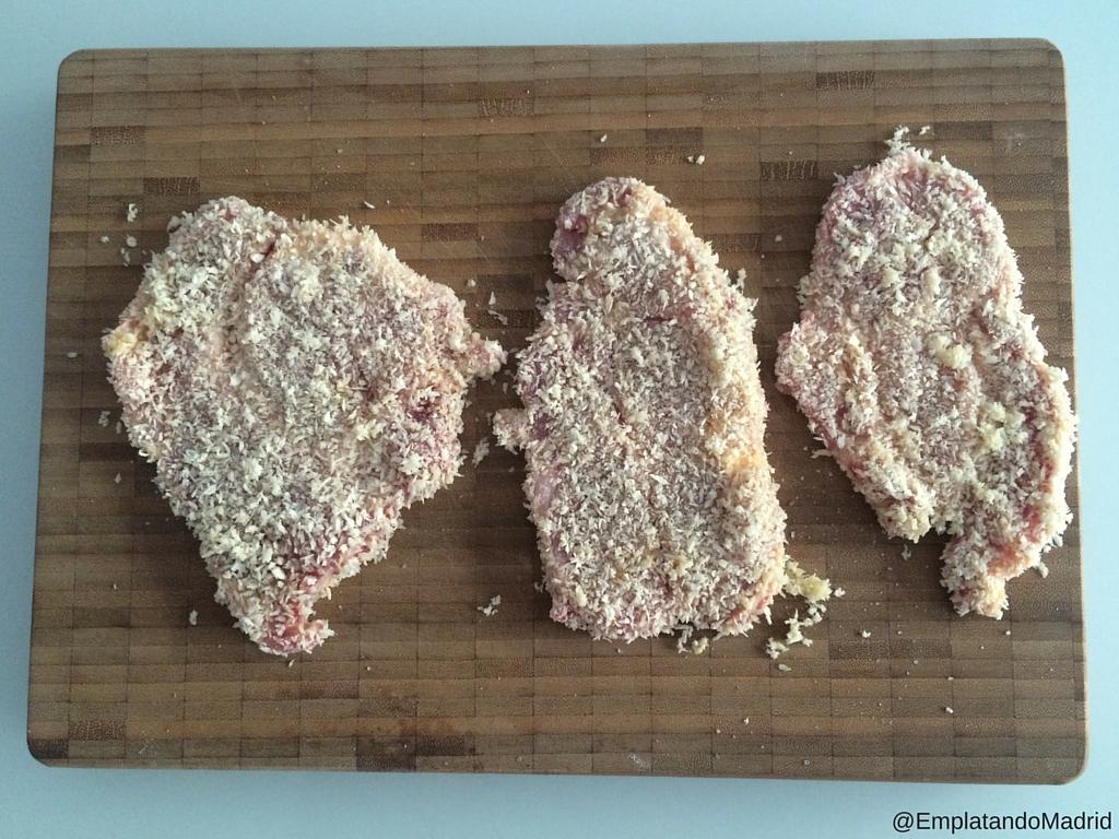 Empanando el tonkatsu