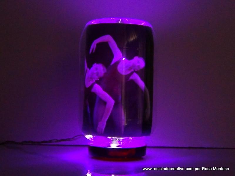 Lampara reciclaje fotos y botes