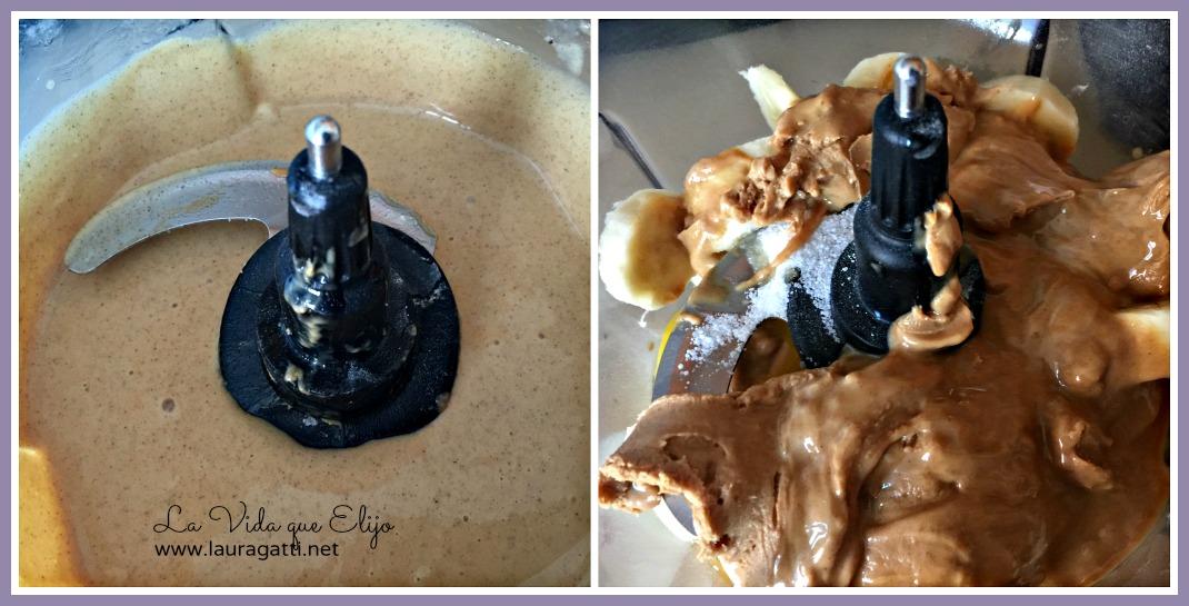 Budín de banana y mantequilla de maní